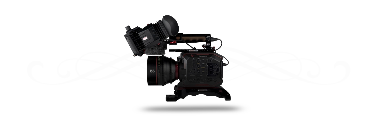 A professional cinema camera